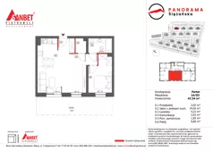 2 pokoje, mieszkanie 47,34 m², piętro 1, oferta nr PS_4/07, Panorama Ślężańska, Sobótka, ul. Panoramy Ślężańskiej