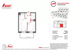 2 pokoje, mieszkanie 30,95 m², piętro 1, oferta nr PS_5/05, Panorama Ślężańska, Sobótka, ul. Panoramy Ślężańskiej