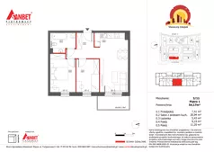 3 pokoje, mieszkanie 54,23 m², piętro 1, oferta nr 3/11, Słoneczny Zakątek – mieszkania, Kąty Wrocławskie, ul. Bazyliowa/Imbirowa
