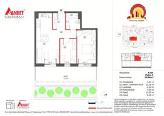 3 pokoje, mieszkanie 55,31 m², piętro 2, oferta nr 4/9, Słoneczny Zakątek – mieszkania, Kąty Wrocławskie, ul. Bazyliowa/Imbirowa