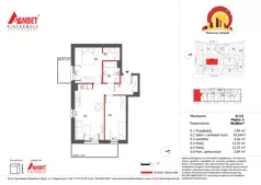3 pokoje, mieszkanie 58,79 m², piętro 2, oferta nr 4/12, Słoneczny Zakątek – mieszkania, Kąty Wrocławskie, ul. Bazyliowa/Imbirowa