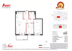 3 pokoje, mieszkanie 55,31 m², piętro 3, oferta nr 4/15, Słoneczny Zakątek – mieszkania, Kąty Wrocławskie, ul. Bazyliowa/Imbirowa