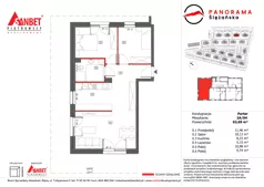 3 pokoje, mieszkanie 63,69 m², parter, oferta nr 2A/04, Panorama Ślężańska, Sobótka, ul. Panoramy Ślężańskiej