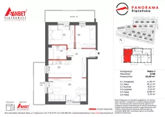 3 pokoje, mieszkanie 63,69 m², piętro 1, oferta nr PS_4/08, Panorama Ślężańska, Sobótka, ul. Panoramy Ślężańskiej