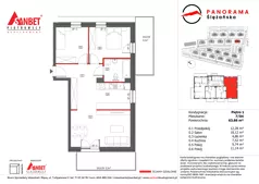 3 pokoje, mieszkanie 63,66 m², piętro 1, oferta nr PS_7/04, Panorama Ślężańska, Sobótka, ul. Panoramy Ślężańskiej