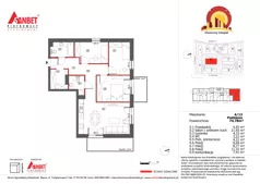4 pokoje, mieszkanie 74,78 m², piętro 3, oferta nr 4/13, Słoneczny Zakątek – mieszkania, Kąty Wrocławskie, ul. Bazyliowa/Imbirowa