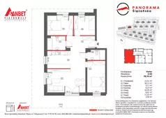 4 pokoje, mieszkanie 78,76 m², parter, oferta nr PS_3/03, Panorama Ślężańska, Sobótka, ul. Panoramy Ślężańskiej