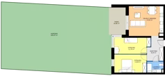 3 pokoje, mieszkanie 62,53 m², parter, oferta nr C1/0/3, Horyzont Komorowice, Komorowice, ul. Starobaśniowa