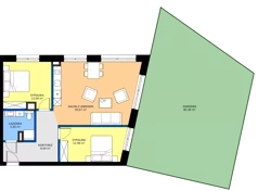 3 pokoje, apartament inwestycyjny 70,71 m², parter, oferta nr 0.07, Apartamenty Klifova, Jastrzębia Góra, ul. Klifowa 22