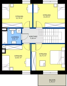 Dom 145,80 m², oferta nr M3B, Domy przy Mleczarskiej, Piaseczno, ul. Mleczarska 68