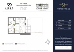 1 pokój, mieszkanie 28,48 m², parter, oferta nr B11, Warszawska 222, Mińsk Mazowiecki, ul. Warszawska 222