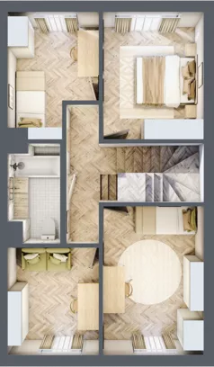 Dom 150,93 m², oferta nr 8, Grabówki Zacisze Etap I, Grabówki, Grabówki 34A