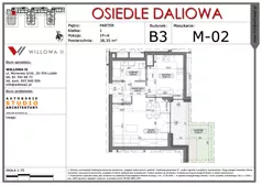 1 pokój, mieszkanie 38,35 m², parter, oferta nr 2, OSIEDLE DALIOWA, Lublin, Ponikwoda, ul. Daliowa