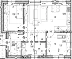 3 pokoje, mieszkanie 59,90 m², piętro 1, oferta nr 3D/2, Mrągowska 3, Warszawa, Wawer, Nadwiśle, ul. Mrągowska 3