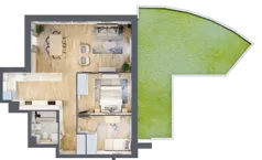 3 pokoje, mieszkanie 67,13 m², parter, oferta nr BA0001, Talarowa Park, Warszawa, Białołęka, Tarchomin, ul. Talarowa