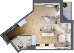 2 pokoje, mieszkanie 81,65 m², piętro 3, oferta nr CA0306, Talarowa Park, Warszawa, Białołęka, Tarchomin, ul. Talarowa