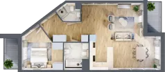 3 pokoje, mieszkanie 93,88 m², piętro 3, oferta nr CA0307, Talarowa Park, Warszawa, Białołęka, Tarchomin, ul. Talarowa