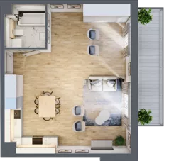 2 pokoje, mieszkanie 89,63 m², piętro 3, oferta nr CB0303, Talarowa Park, Warszawa, Białołęka, Tarchomin, ul. Talarowa