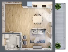 2 pokoje, mieszkanie 71,08 m², piętro 3, oferta nr CD0304, Talarowa Park, Warszawa, Białołęka, Tarchomin, ul. Talarowa