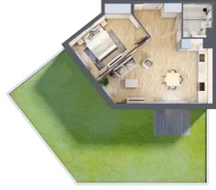 2 pokoje, mieszkanie 47,70 m², parter, oferta nr DC0004, Talarowa Park II, Warszawa, Białołęka, Tarchomin, ul. Talarowa
