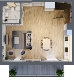 2 pokoje, mieszkanie 89,99 m², piętro 3, oferta nr DB0304, Talarowa Park II, Warszawa, Białołęka, Tarchomin, ul. Talarowa