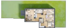 4 pokoje, mieszkanie 84,00 m², parter, oferta nr EA0002, Talarowa Park II, Warszawa, Białołęka, Tarchomin, ul. Talarowa