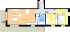 3 pokoje, apartament 70,13 m², piętro 1, oferta nr 8, Taczaka 5, Poznań, Stare Miasto, Stare Miasto, ul. Stanisława Taczaka 5