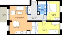 3 pokoje, apartament 63,31 m², piętro 2, oferta nr 38, Taczaka 5, Poznań, Stare Miasto, Stare Miasto, ul. Stanisława Taczaka 5