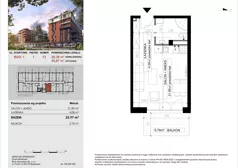 1 pokój, mieszkanie 25,97 m², piętro 1, oferta nr 13, M|City, Bydgoszcz, Bydgoszcz Wschód, ul. Startowa 9
