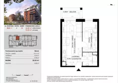 2 pokoje, mieszkanie 33,53 m², piętro 2, oferta nr 18, M|City, Bydgoszcz, Bydgoszcz Wschód, ul. Startowa 9