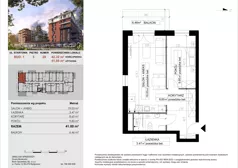 2 pokoje, mieszkanie 41,00 m², piętro 3, oferta nr 29, M|City, Bydgoszcz, Bydgoszcz Wschód, ul. Startowa 9