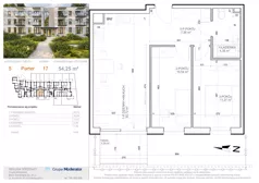 3 pokoje, mieszkanie 54,15 m², piętro 1, oferta nr 5 - 29, Avia III, Bydgoszcz, Bielice, ul. Przyłęcka 3