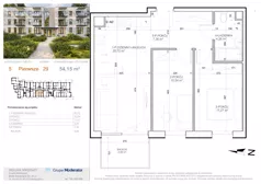 3 pokoje, mieszkanie 54,15 m², piętro 1, oferta nr 5 - 29, Avia III, Bydgoszcz, Bielice, ul. Przyłęcka 3