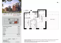 3 pokoje, mieszkanie 55,21 m², piętro 8, oferta nr 87, M|City, Bydgoszcz, Bydgoszcz Wschód, ul. Startowa 9