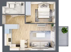 2 pokoje, mieszkanie 38,78 m², piętro 2, oferta nr I-A25, Industria II, Bydgoszcz, Bocianowo, ul. Rycerska 22