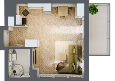 1 pokój, mieszkanie 36,13 m², piętro 2, oferta nr 11, Balantia, Niemcz, ul. Elizy Orzeszkowej 37