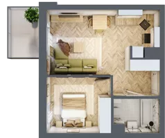 2 pokoje, mieszkanie 38,57 m², piętro 2, oferta nr 13, Balantia, Niemcz, ul. Elizy Orzeszkowej 37