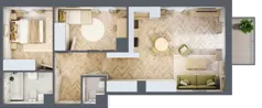 3 pokoje, mieszkanie 59,99 m², piętro 2, oferta nr A39, Aleja Mickiewicza, Osielsko, ul. Aleja Mickiewicza 1