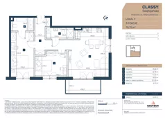 3 pokoje, apartament 70,75 m², piętro 2, oferta nr 7, CLASSY Świętojańska, Piaseczno, ul. Świętojańska 22D