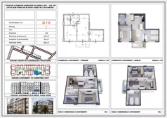 3 pokoje, mieszkanie 80,60 m², piętro 1, oferta nr 3B_110, Adria Residence, Golem, Qerret, Albania