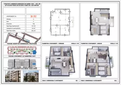 3 pokoje, mieszkanie 85,20 m², piętro 2, oferta nr 3B_202, Adria Residence, Golem, Qerret, Albania