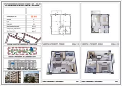 2 pokoje, mieszkanie 66,80 m², piętro 3, oferta nr 3B_304, Adria Residence, Golem, Qerret, Albania