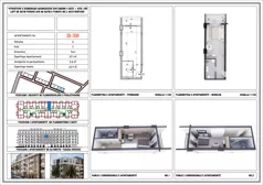 1 pokój, mieszkanie 42,90 m², piętro 3, oferta nr 3B_308, Adria Residence, Golem, Qerret, Albania