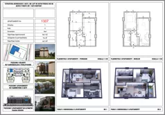 2 pokoje, mieszkanie 56,70 m², piętro 3, oferta nr 1307, Hestia Residence, Mali i Robit, Rruga Skënderbeu