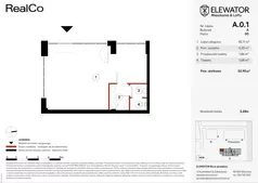 Lokal użytkowy 52,90 m², oferta nr A.0.1, ELEWATOR. Mieszkania&Lofty - lokale usługowe, Wrocław, Kleczków, Psie Pole, Rychtalska 