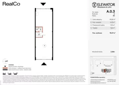 Lokal użytkowy 98,37 m², oferta nr A.0.3, ELEWATOR. Mieszkania&Lofty - lokale usługowe, Wrocław, Kleczków, Psie Pole, Rychtalska 