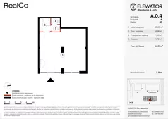 Lokal użytkowy 66,53 m², oferta nr A.0.4, ELEWATOR. Mieszkania&Lofty - lokale usługowe, Wrocław, Kleczków, Psie Pole, Rychtalska 