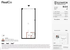 Lokal użytkowy 65,25 m², oferta nr B.0.4, ELEWATOR. Mieszkania&Lofty - lokale usługowe, Wrocław, Kleczków, Psie Pole, Rychtalska 