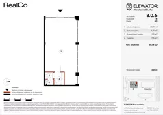 Lokal użytkowy 68,08 m², oferta nr B.0.6, ELEWATOR. Mieszkania&Lofty - lokale usługowe, Wrocław, Kleczków, Psie Pole, Rychtalska 