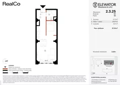1 pokój, apartament 37,24 m², piętro 3, oferta nr EZ.2.3.25, ELEWATOR. Mieszkania&Lofty - lofty, Wrocław, Kleczków, Psie Pole, Rychtalska 